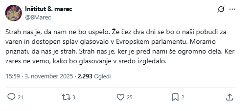 Nevladniki zavajajo – ne gre za noben zgodovinski trenutek