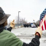 Protesters Gather In Front Of The Whipple Federal Building In Minneapolis