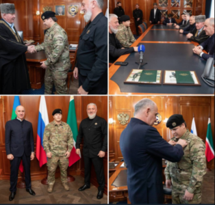 Sin Čečenskega voditelja po prometni nesreči v kritičnem stanju