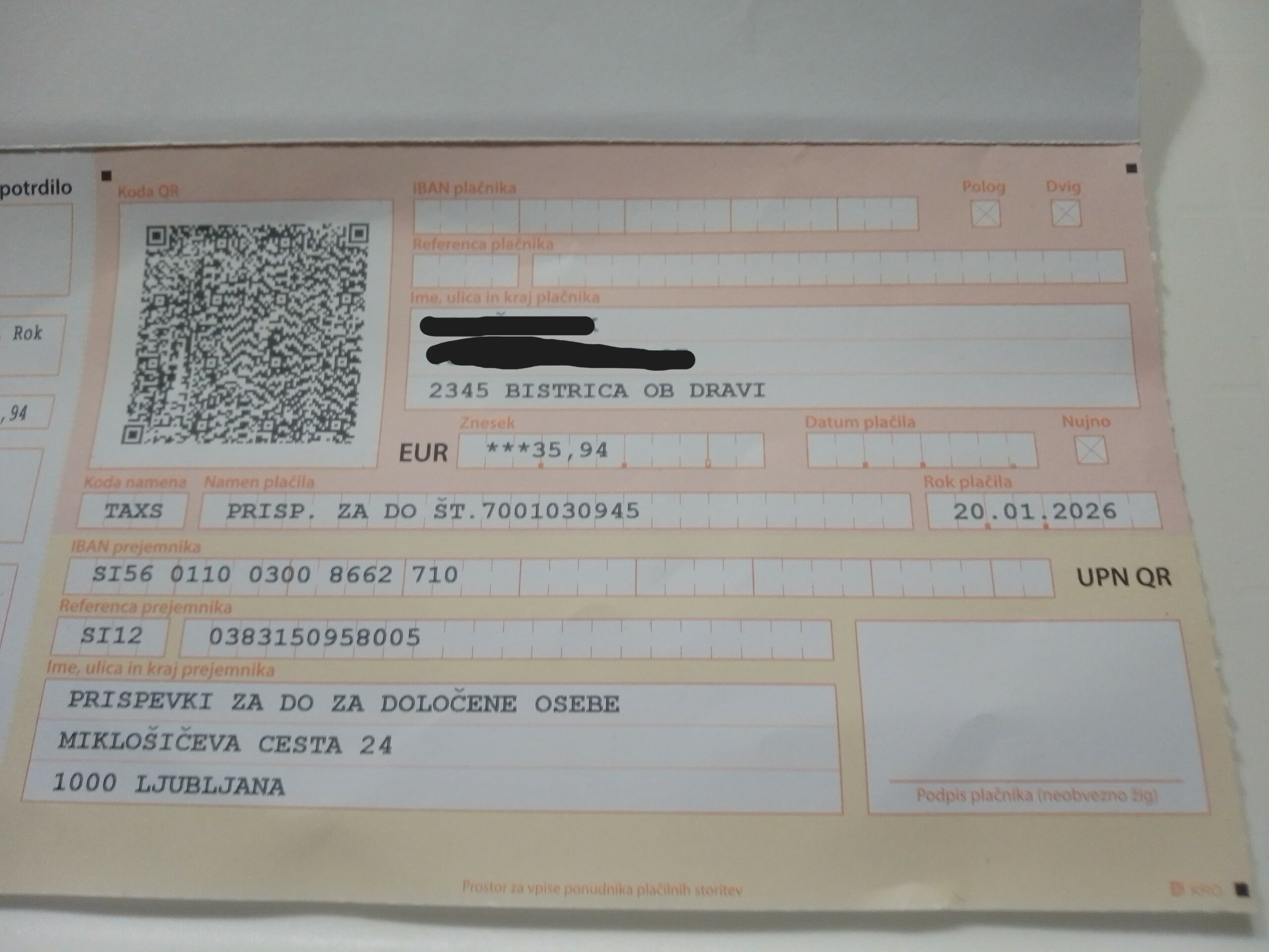 Maljevac pošilja položnice vsem – tudi tistim brez prihodkov