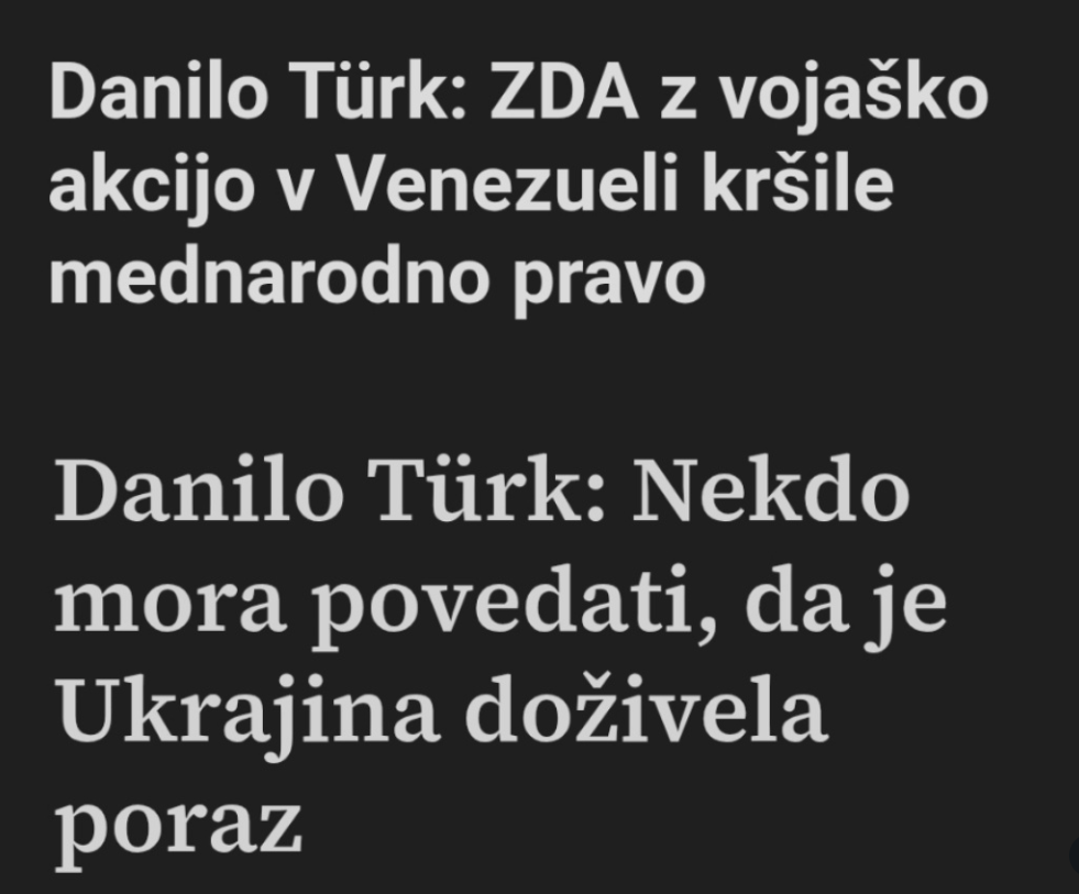 Dvojni standardi Türka v zvezi z Ukrajino in Venezuelo