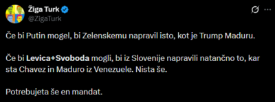 [Izjava dneva] “Če bi Levica+Svoboda mogli, bi iz Slovenije napravili natančno to, kar sta Chavez in Maduro iz Venezuele.”