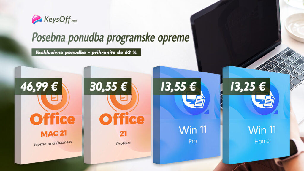 Pripravite se na posebno ponudbo Keysoff Software: izkoristite najboljše cene za doživljenjsko licenco Office in originalni WinOS za samo 13,55 €!