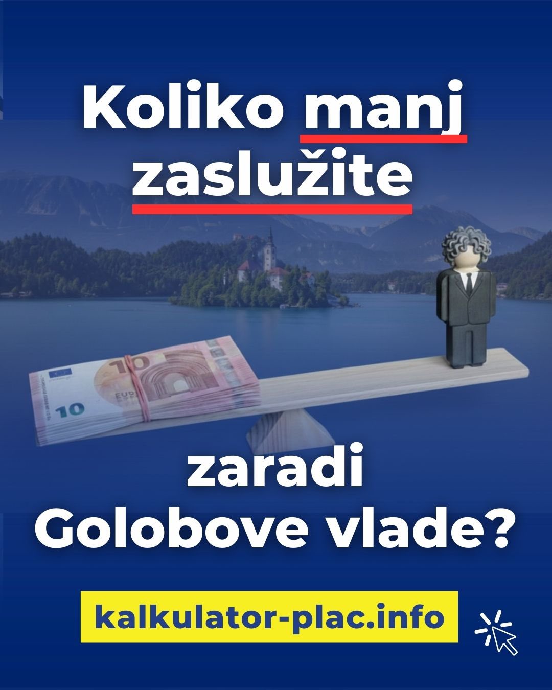 [Kalkulator plač] Preverite, Koliko denarja vam je vzela davčna politika aktualne vlade