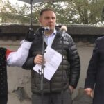 Vseslovenski protest pred vladnim poslopjem v Ljubljani