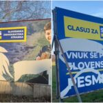 Na območju Maribora kar devet raztrganih plakatov SDS
