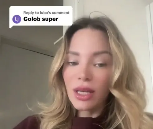 TikTok vplivnica želela Golobu narediti uslugo, a se je povsem osmešila