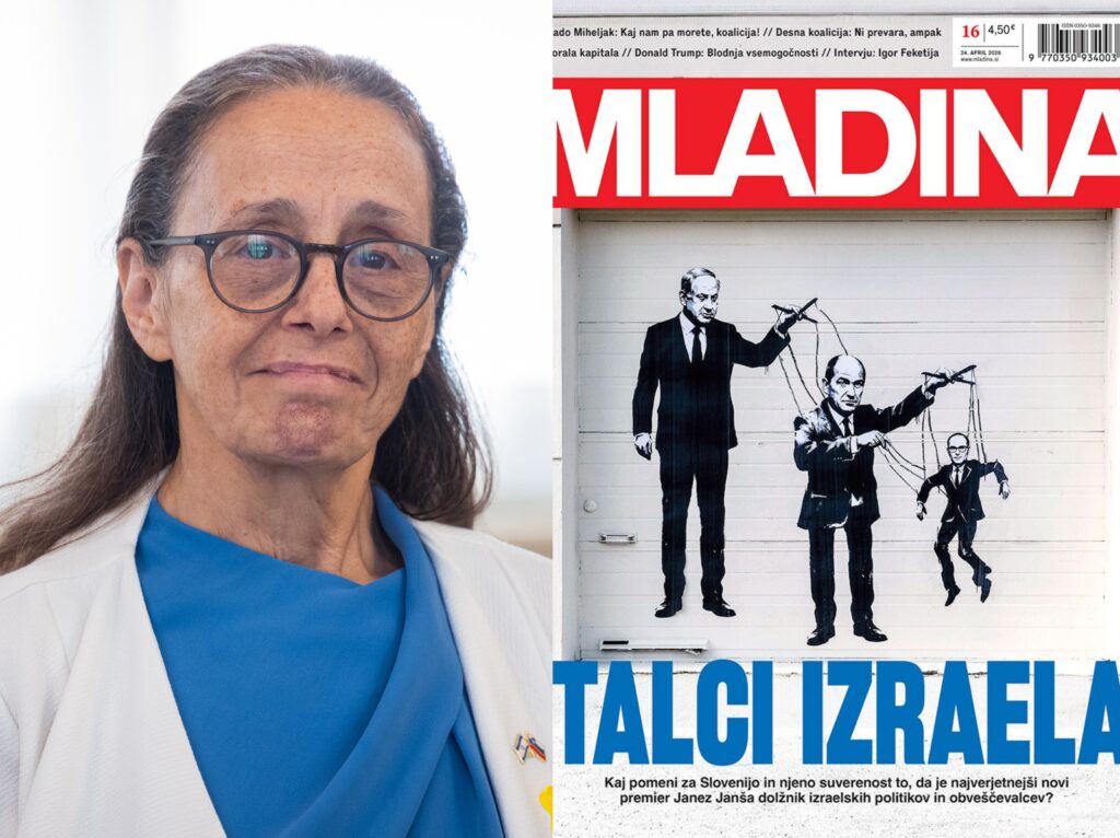 Izraelska veleposlanica: karikatura v Mladini je presegla mejo satire