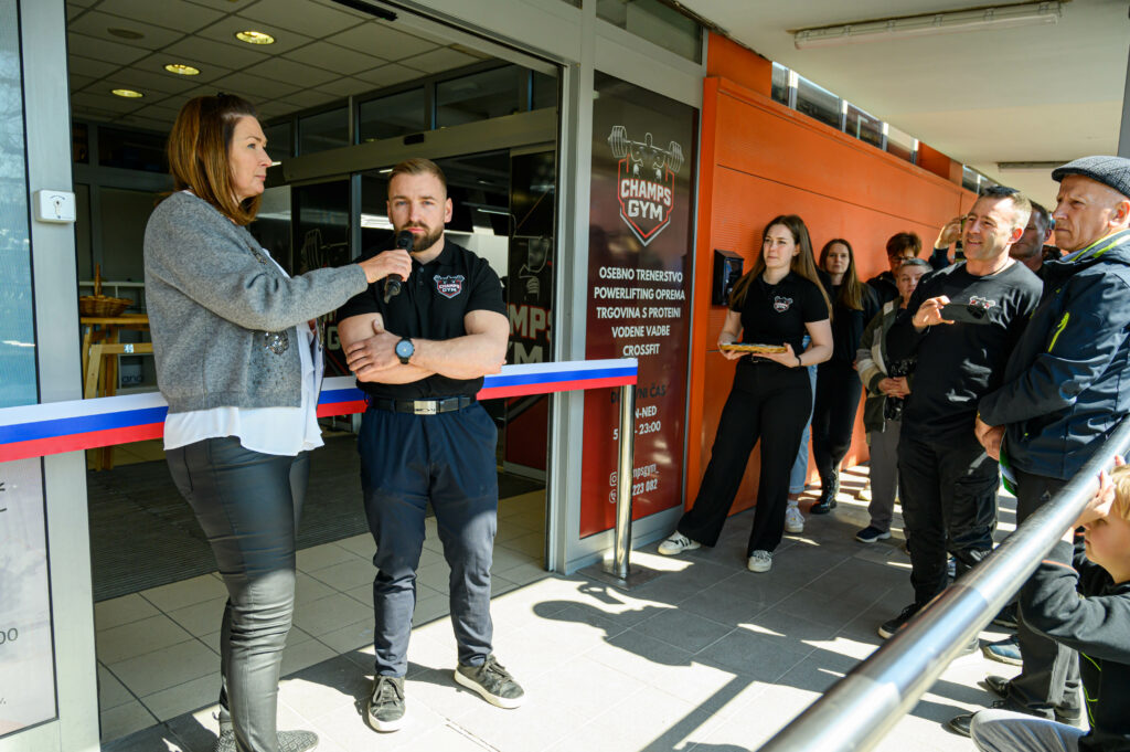 Svetovni prvak odprl fitnes center v Ivančni Gorici