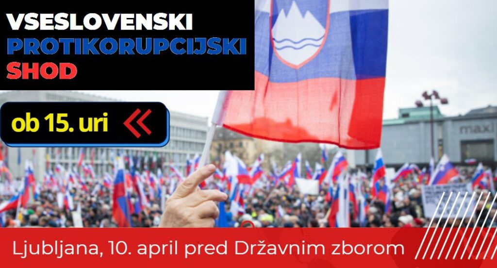 “NE, KORUPCIJI” – Vabljeni v petek ob 15. uri na Veliki protikorupcijski shod