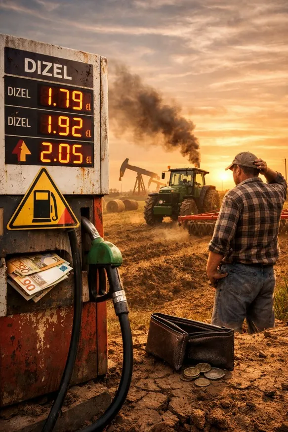 Kmete skrbi močan dvig cen kmetijske nafte