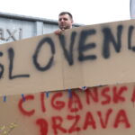 Protikorupcijski shod slovenija golob romi