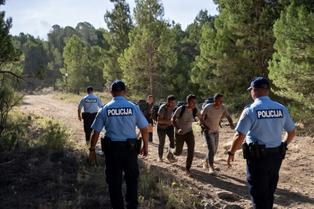 Brežiški policisti lovili tihotapca in ilegalce