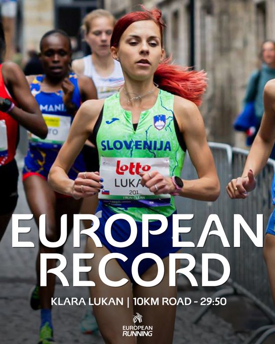 Zgodovinski tek Klare Lukan: prva Evropejka pod 30 minutami