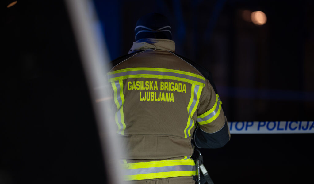 V Šiški evakuirali cel blok