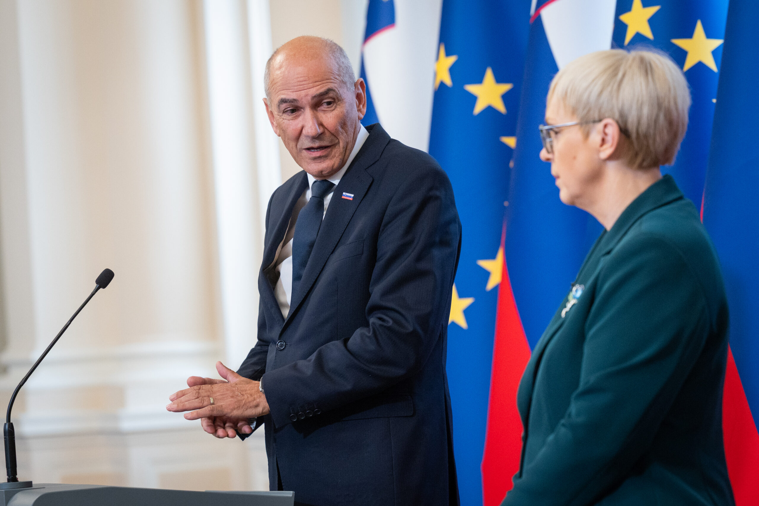 Janša v predsedniški palači: Še vedno odkrivamo stvari, ki niso bile prisotne v javnosti ali za katere nismo vedeli