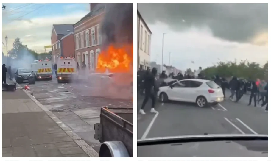 Množični protesti zajeli cel Belfast, kot odgovor na poskus obglavljenja domačina s strani nezakonitega migranta