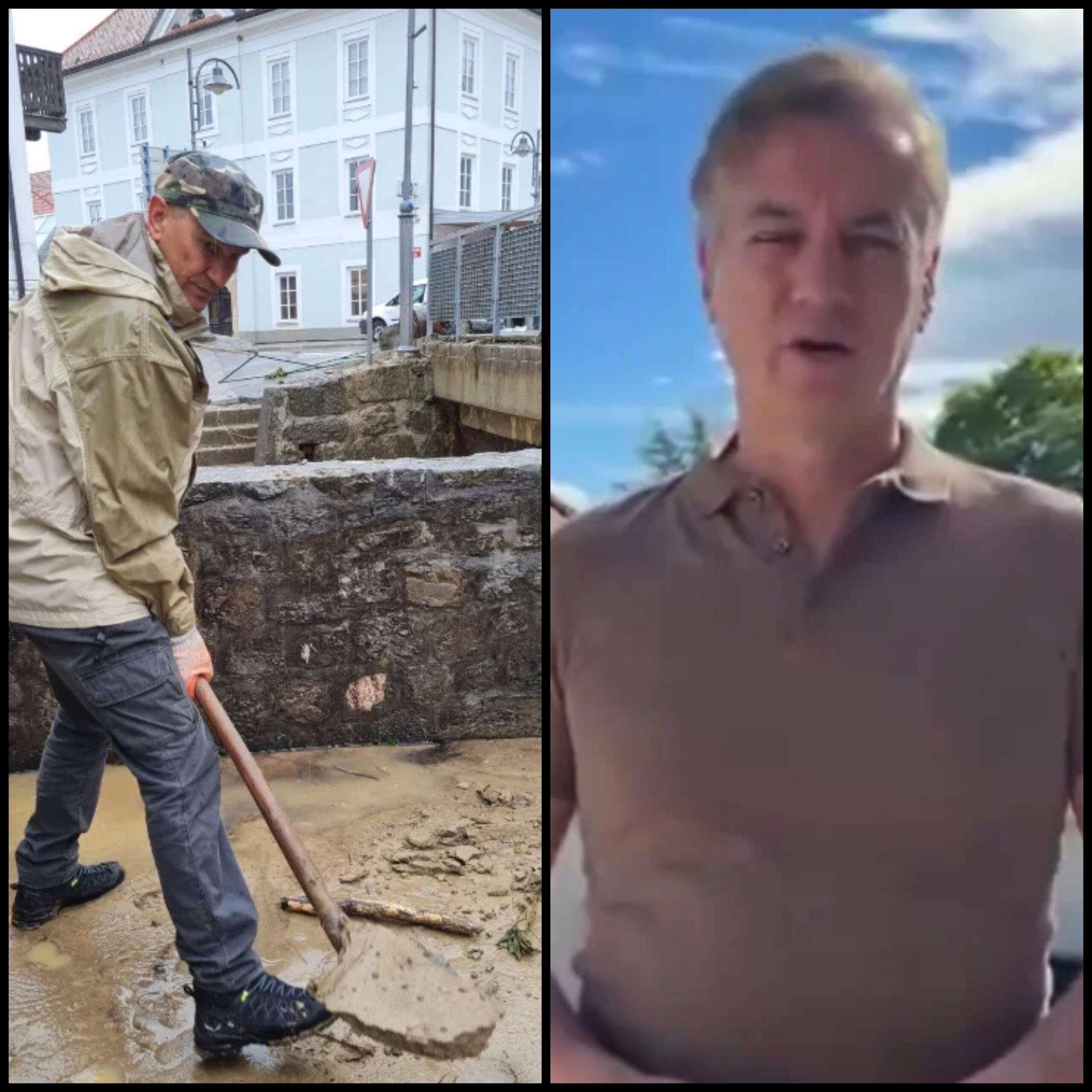 [Video] Janša je bil po ujmah iz opozicije na terenu, Golob pa iz rezidence deli obljube, ki jih ni izpolnil niti kot premier