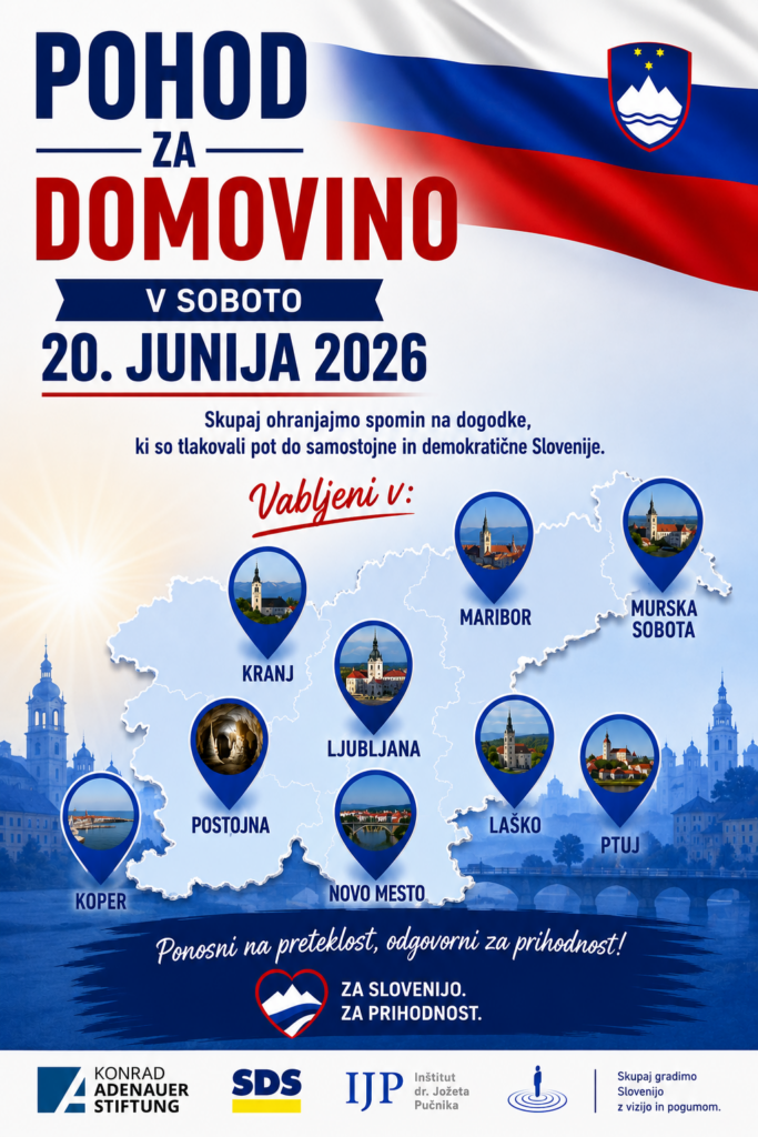 SDS vabi vse, da se pridružijo Pohodu za domovino