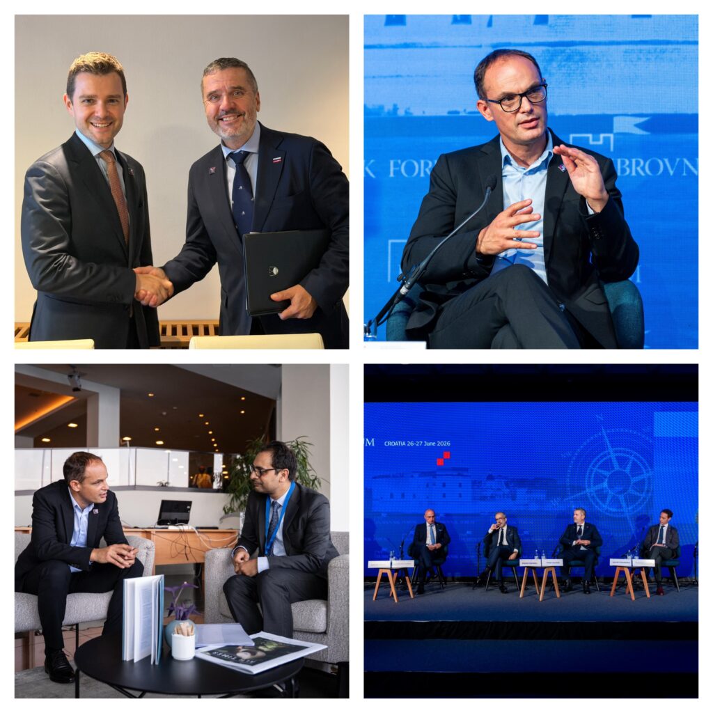 Ministra Logar in Kajzer se udeležujeta pomembnega mednarodnega dogodka Dubrovnik forum 2026