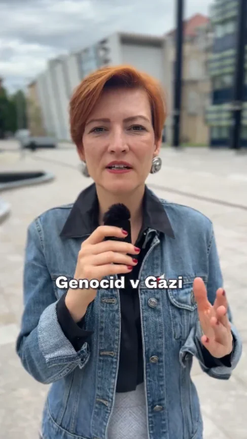 [Video] Blamaža Aste Vrečko: ni podprla tožbe proti Izraelu, danes pa glasno zagovarja Palestino