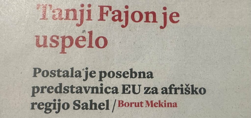 Tanji Fajon je uspelo? Novinarska blamaža Mekine v Mladini