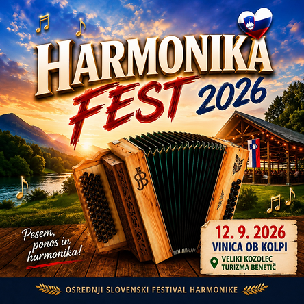 Harmonika fest 2026 – osrednji slovenski festival harmonike