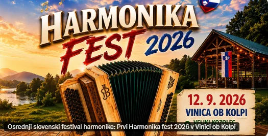 Slovenska glasba dobiva svoj veliki praznik – Harmonika Fest 2026
