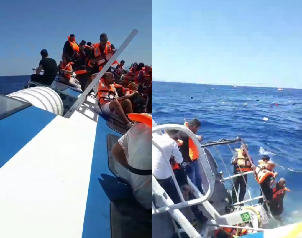 [Video] Drama ob Severnem Cipru: Prevrnila se je ladja z 279 ljudmi, potniki čakajo na pomoč
