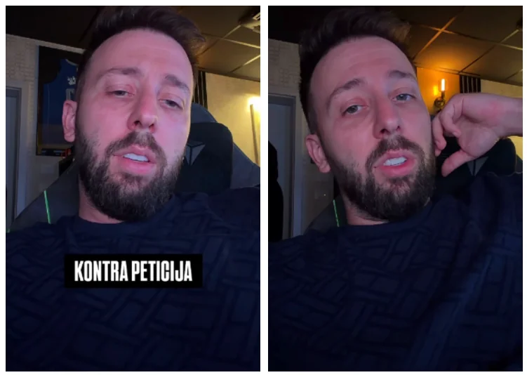 Spletni vplivnež napoveduje kontra peticijo v podporo predsedniku DZ Zoranu Stevanoviću