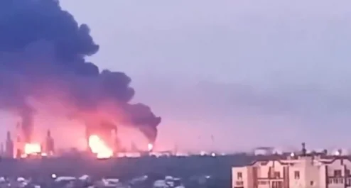 Ukrajinci sesuli dve ruski rafineriji