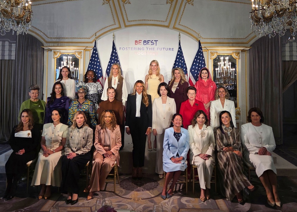 Melania Trump predstavila mednarodno pobudo za pomoč otrokom, na dogodku tudi Urška Bačovnik Janša