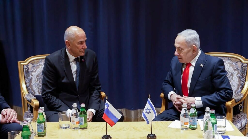 Janša z Netanjahujem o krepitvi sodelovanja med Slovenijo in Izraelom