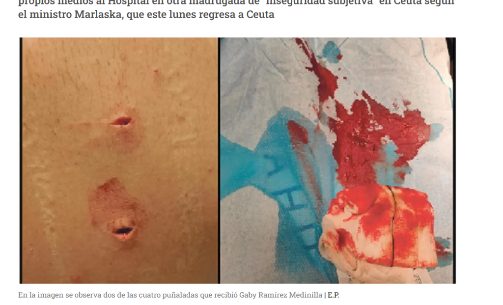 Migrantsko nasilje se nadaljuje: V Ceuti migranti še najprej napadajo z noži in ropajo