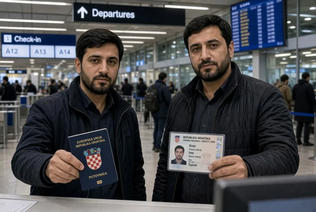 Hrvaška: Afganistanska migranta potovala kot Kralj Ladislav in Knez Trpimir