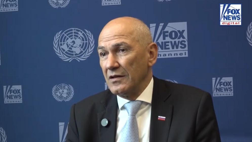 Janša za Fox News Digital o dvojnih merilih Združenih narodov
