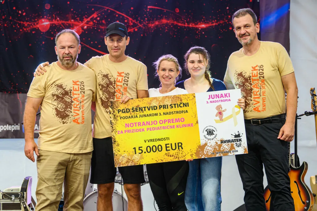 Aviratek zbral in 15.000 evrov za Pediatrično kliniko