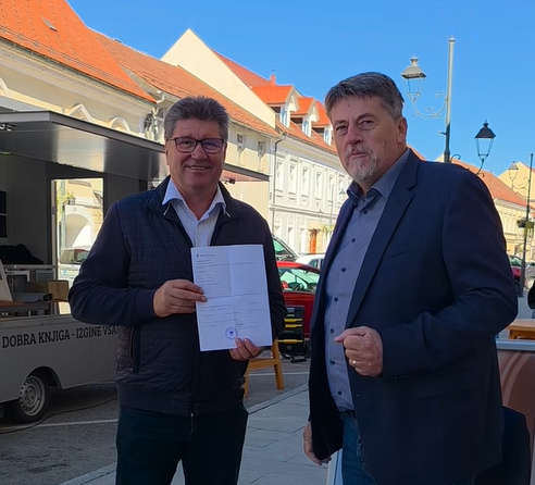 Brežice: Molana prišel podpreti tudi direktor Nova24TV Boris Tomašič