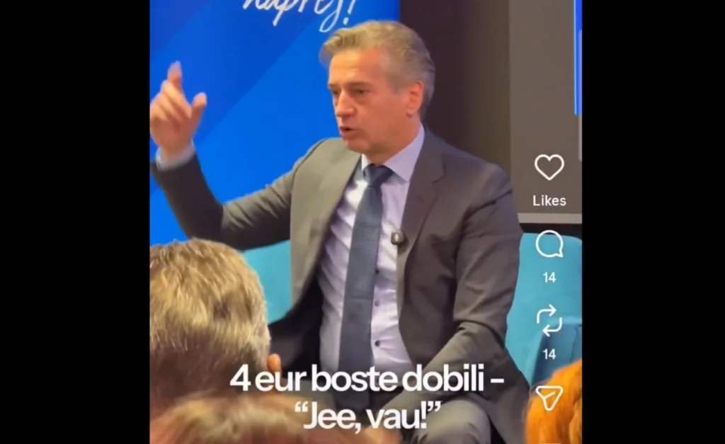 [Video] Zlobno: Golob poziva k prepričevanju volivcev, naj zavrnejo zakon, ki jim prinaša koristi